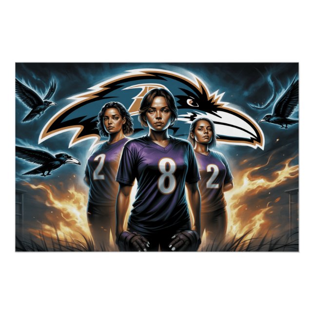 Pôster Ravens Baltimore 14 (Frente)