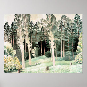 Poster Ravilious - Lombardia Poplars,