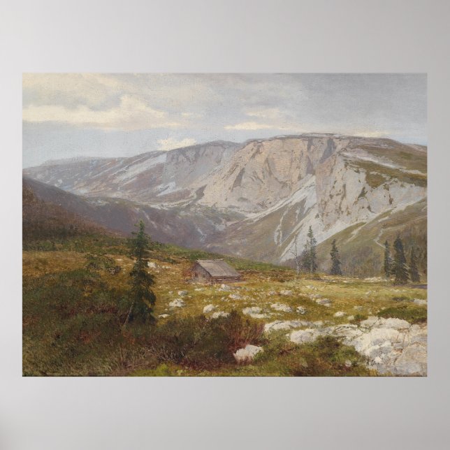 Poster Rax Mountain por Konrad Petrides (Frente)