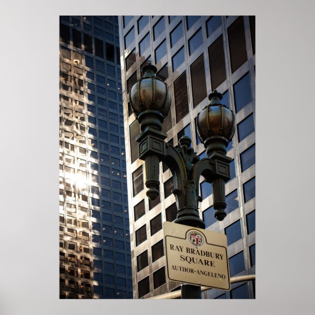 Pôster Ray Bradbury Square, Los Angeles (Frente)