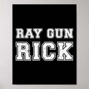 Poster Ray Gun Rick Meme Engraçado Para Jogadores