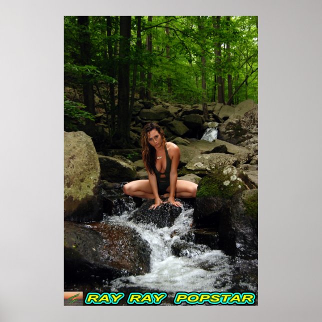 Poster Ray Popstar Waterfall#4 (Frente)