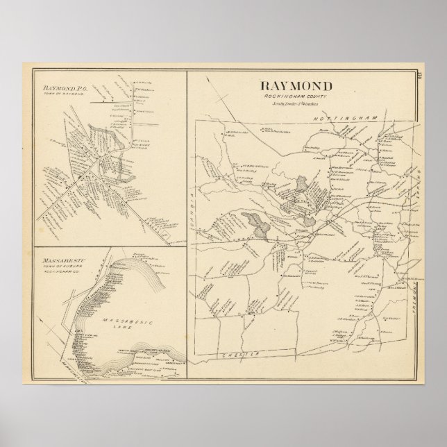 Pôster Raymond, Condado de Rockingham (Frente)