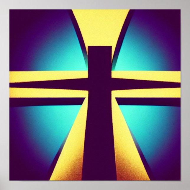 Poster Rays Cross (Frente)