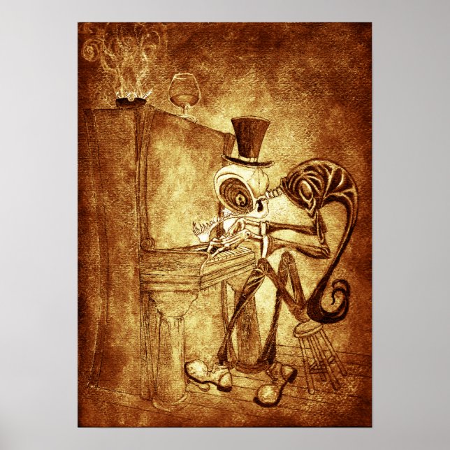 Poster RB: tocador de piano (Frente)