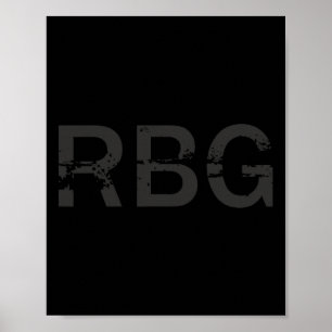 Poster Rbg Camisa Discordante Anti-Trump Político