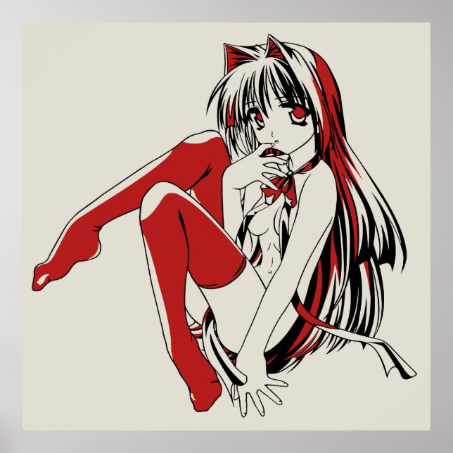 Poster RBP, Neko, o Furão de Gata Sexy Anime (Frente)