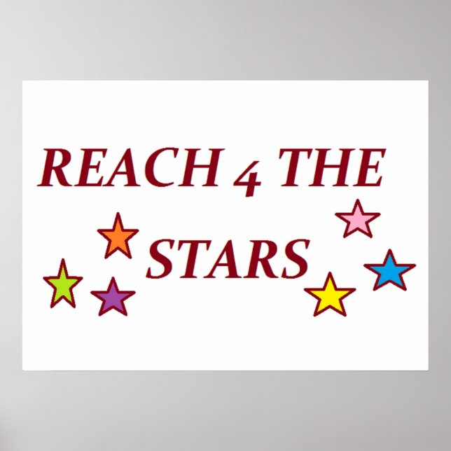 PÔSTER REACH 4 THE STARS (Frente)