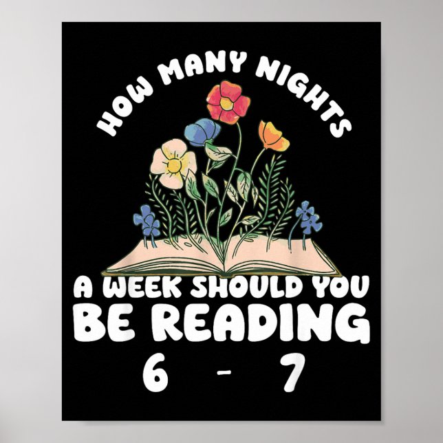 Poster Reading 67 Meme Englieacher Funny 67 Book Lover Hu (Frente)