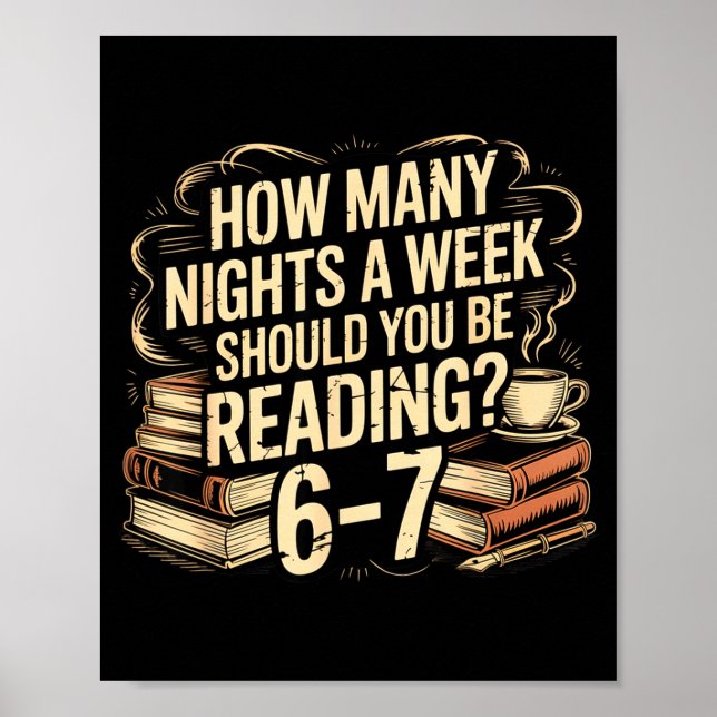 Poster Reading 67 Meme Englieacher Funny 67 Librarian  (Frente)