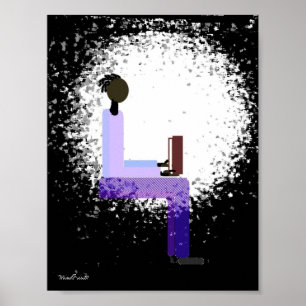 Pôster Reading in Window Light