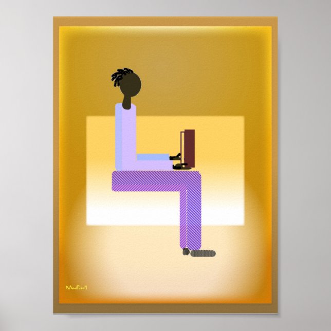 Pôster Reading in Window Light 2 (Frente)