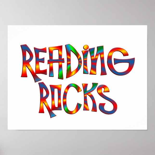 Poster Reading Rocks (Frente)