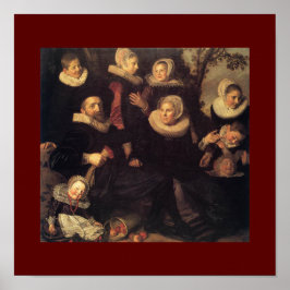 Poster Reagrupamento familiar renascentista pintura em re