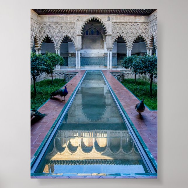 Poster Real Alcázar de Sevilha (Frente)