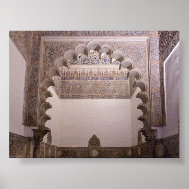Poster Real Alcázar de Sevilha (Frente)