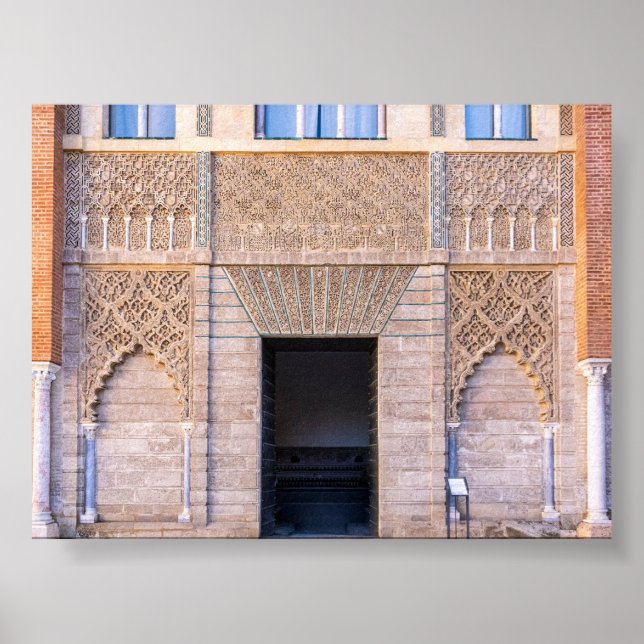 Poster Real Alcázar de Sevilha (Frente)