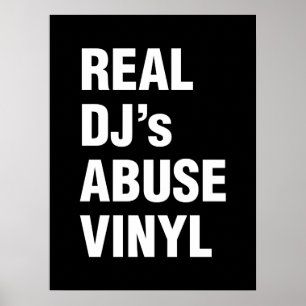 Pôster REAL DJ's ABUSE VINYL