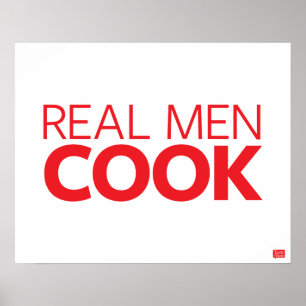 Poster Real Men Cook