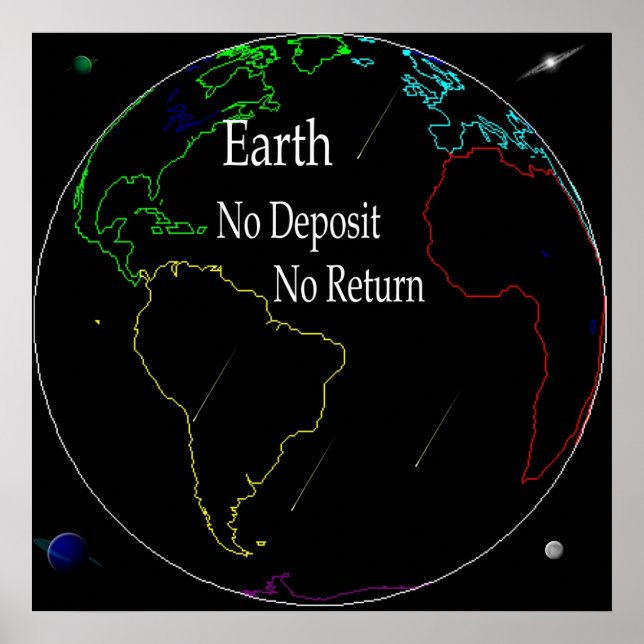 Pôster Realidade Da Terra (Frente)