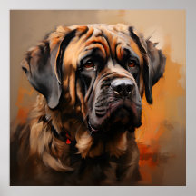 Realismo Mastiff Realismo Retrato