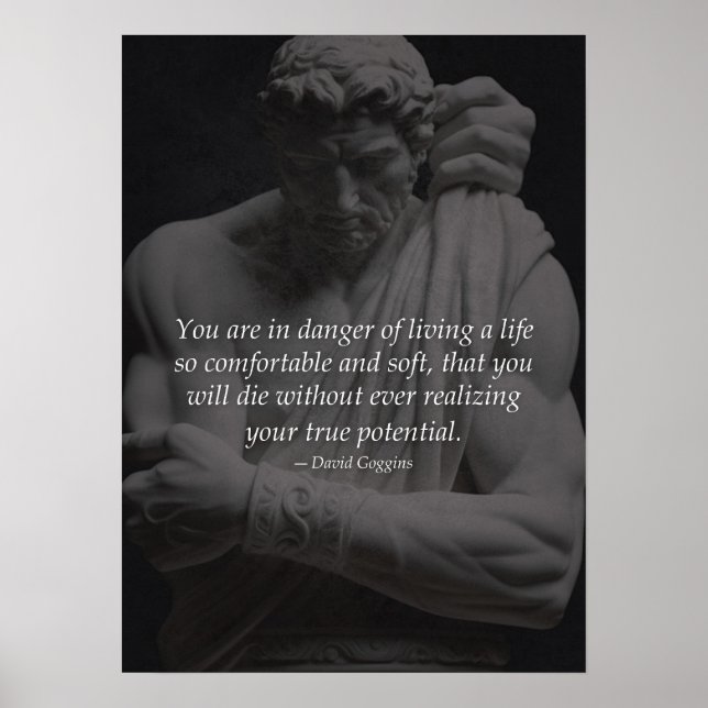 Poster Realize seu verdadeiro potencial - Motivacional (Frente)