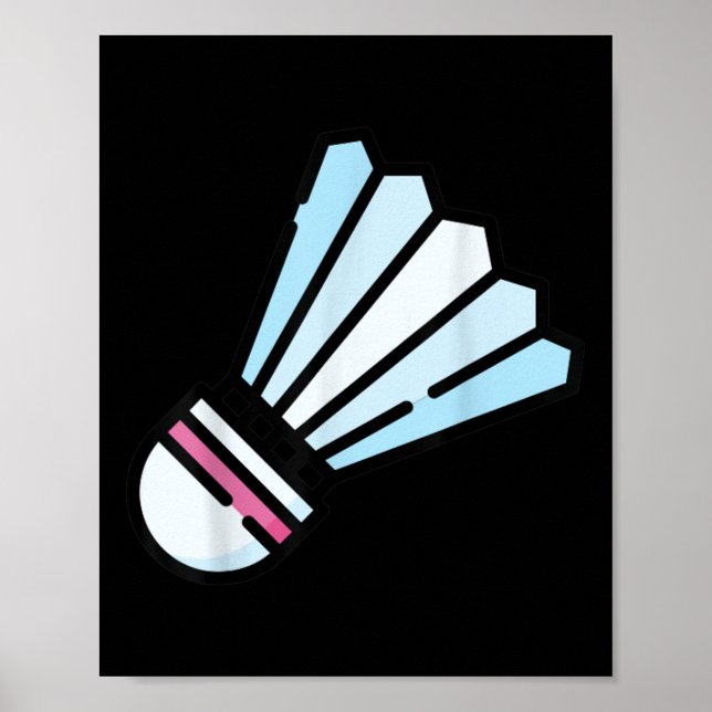 Poster Really Like Badminton Shuttle Birdie 3  (Frente)