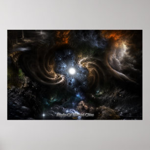 Poster Realm Of Fractal Chaos CRTXR