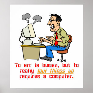 Poster Realmente Err é o computador (1)