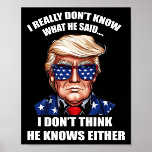 Poster Realmente não sei o que ele disse no final