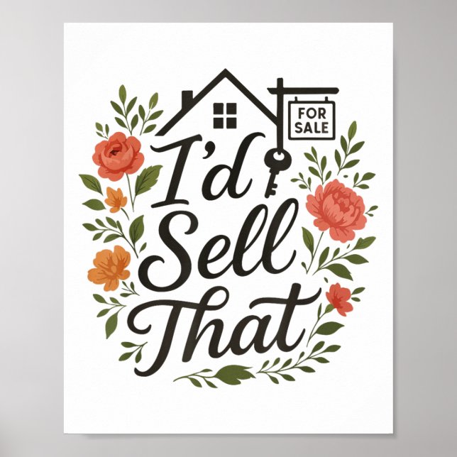 Poster Realtor I'd Sell That  (Frente)
