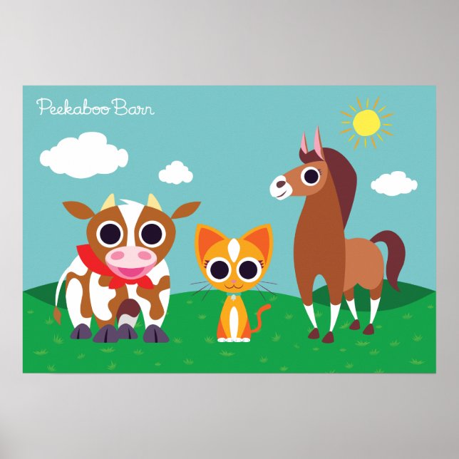 Pôster Reba, Purrl e Zora no Dia (Frente)