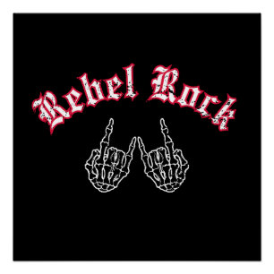 Pôster Rebel Rock