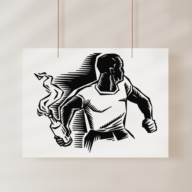 Poster Rebelde, Coquetel Molotov, Distúrbios, Estilo Comu (Criador carregado)