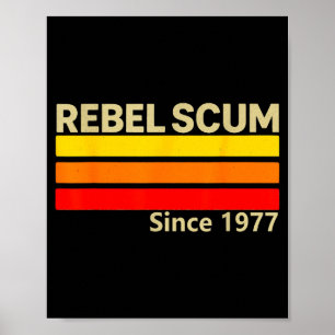 Poster Rebelde Desde 1977 Clic Retro Icônico Vintage Dito