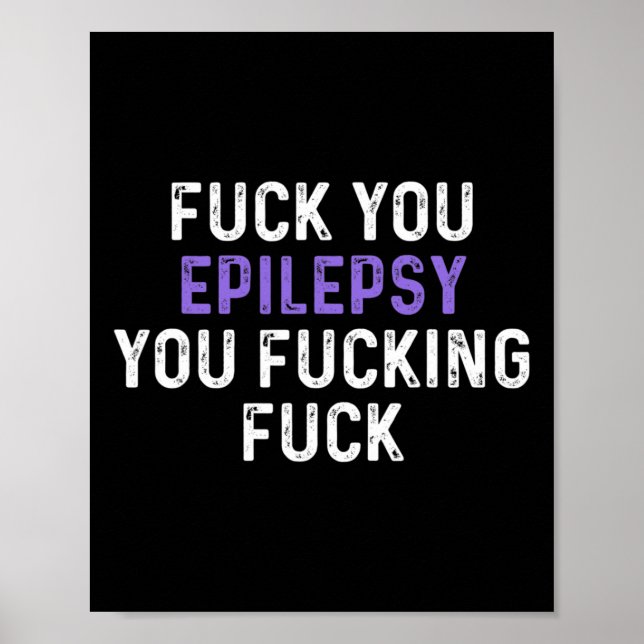 Poster Rebita-Te Epilepsia, Sapos, Epilepsia Engraçada (Frente)