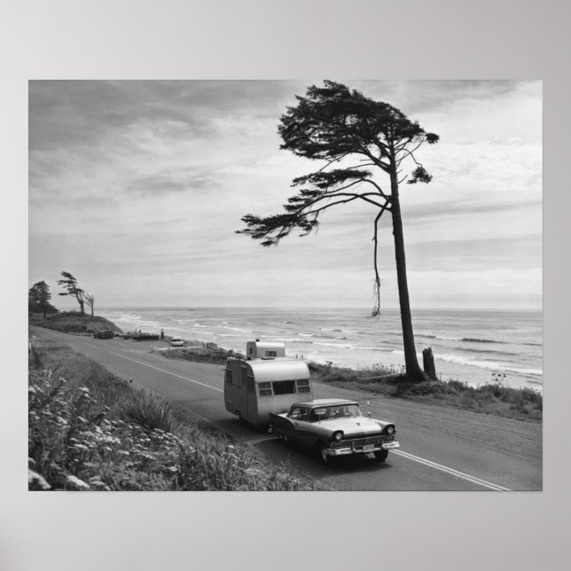 Poster Reboque de puxamento de carro (Frente)