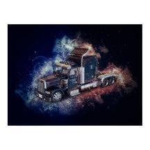 Reboque de tração Semi Preta 1