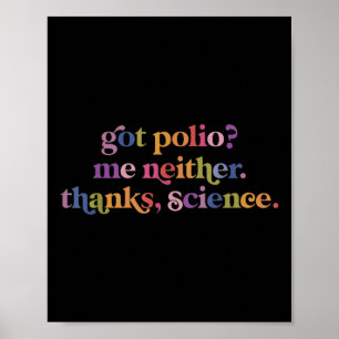 Poster Recebi Poli Nem Obrigado Science