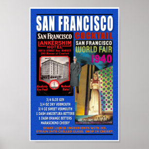 POSTER RECEITA DE COQUETEL MCM 'SAN FRANCISCO'