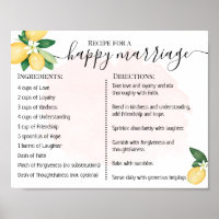 Receita De Um Casamento Feliz, Os Limões De Nova I
