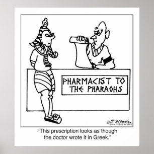 Pôster Receita Escrita Em