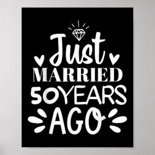 Poster Recem casados 50 Anos Atrás Engraçada 50ª Anniv de