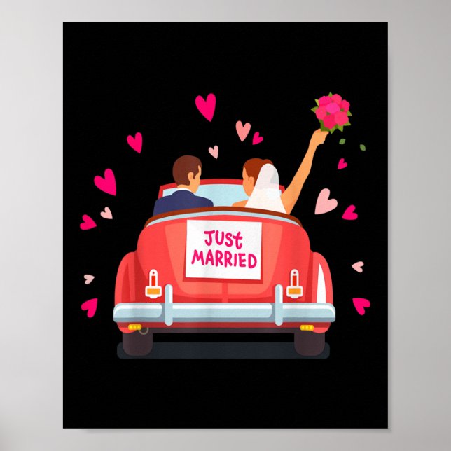 Poster Recem casados _ Casamento _ Bride &amp; Horto _ Pr (Frente)