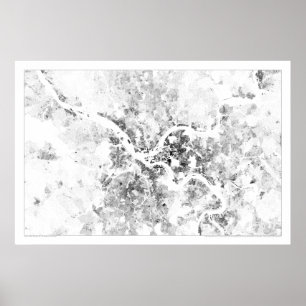 Pôster Recenseamento Dotmap de Pittsburgh