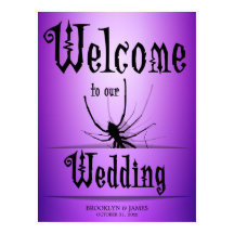 Recepção de casamento de Halloween - Sinal de aran