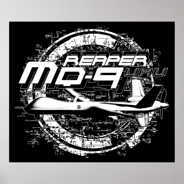 Poster Receptor MQ-9 (Frente)