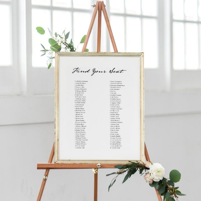 Poster Recheio Anterior Encontre seu Gráfico de Assentos (Criador carregado)