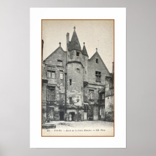 POSTER RECICLADO ART: LIXO FRANCE HOTEL POSTCARD, 1900