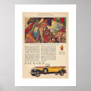 Poster RECICLADO ART: PUBLICIDADE DO PACOTE DE 1920 circa